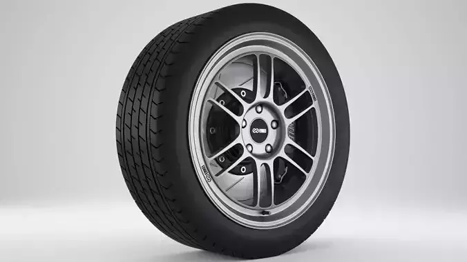 Enkei Performance RPF01 Rim 3D model