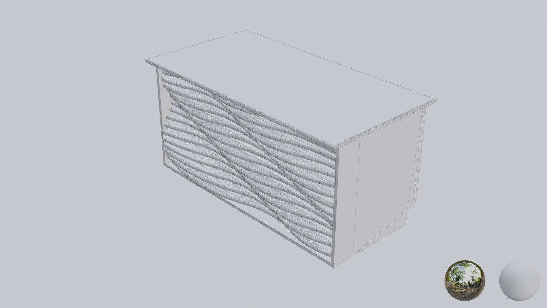 Parametric Desk 3D model_6