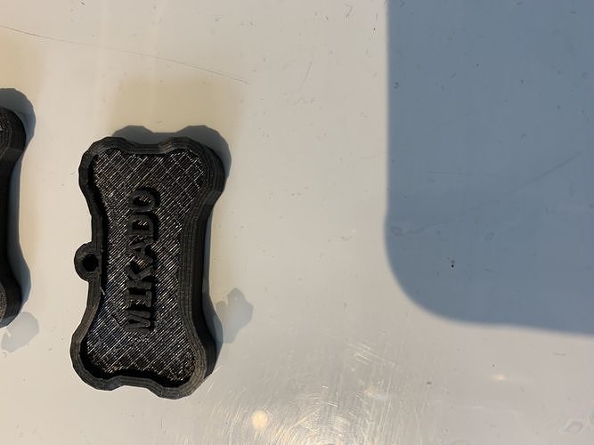 MEDAL dog bone tag on table 3D print model