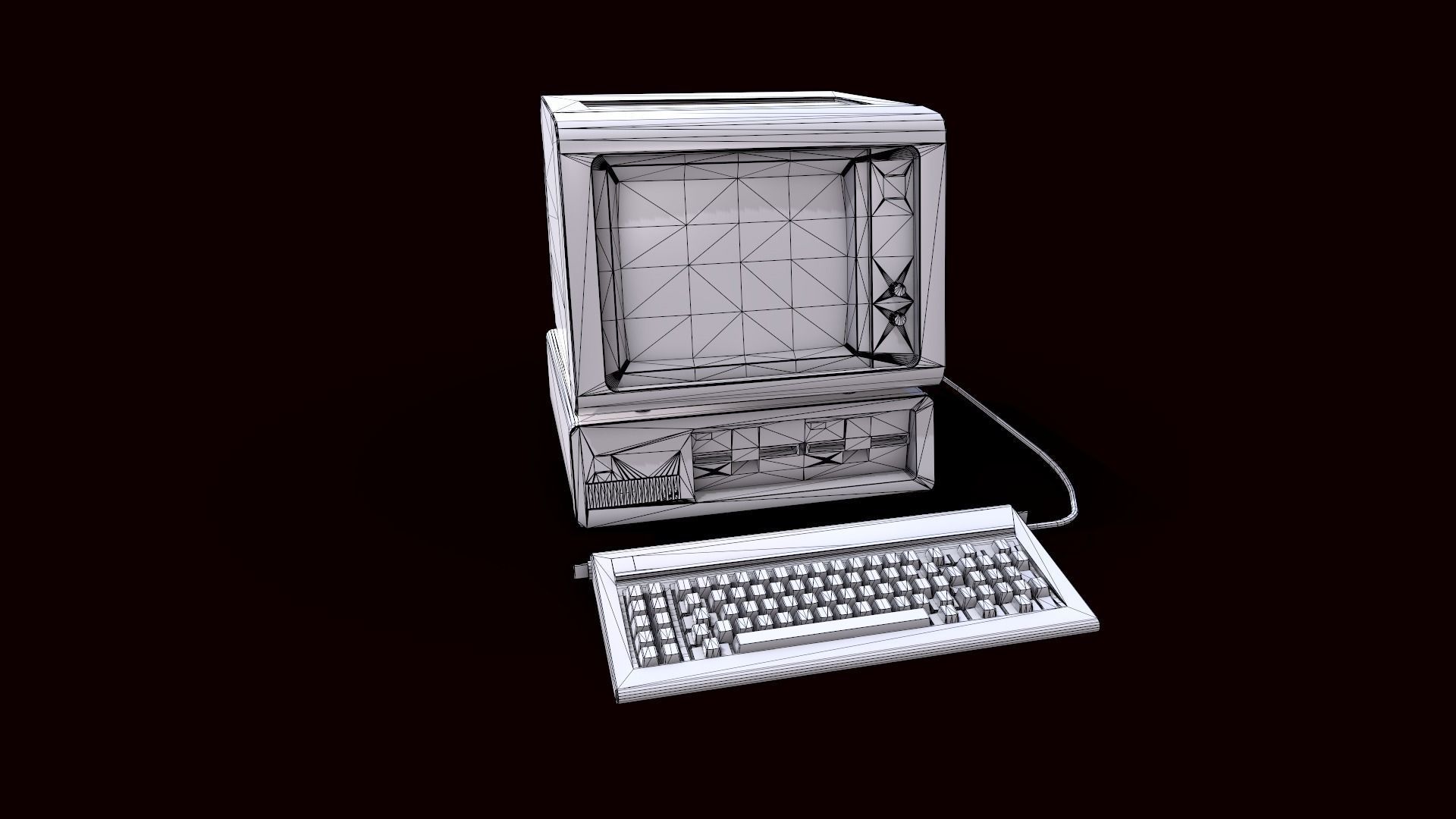 Traditional PC 3D model_6