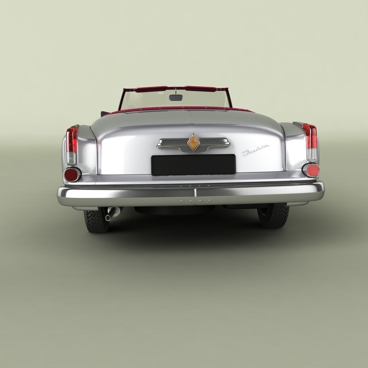 Borgward Isabella Convertible 3D model_3