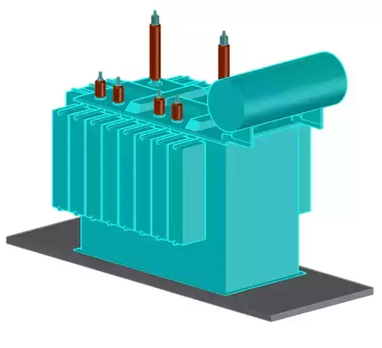 Power Transformer 3D print model