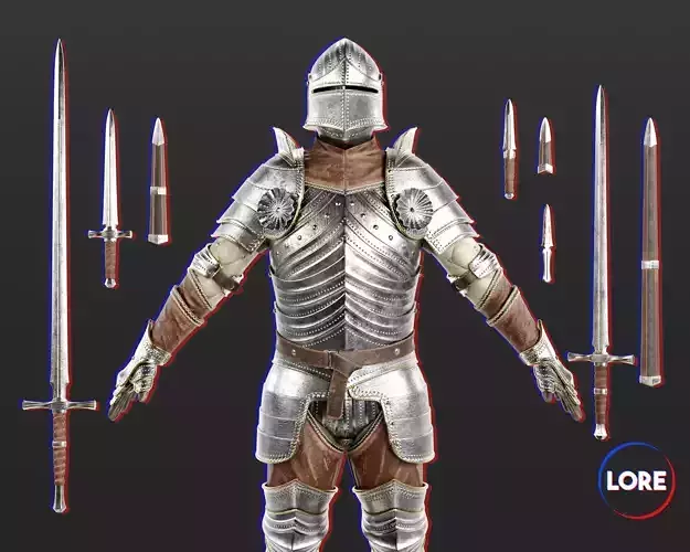 Medieval Collection Noble Swordsman 