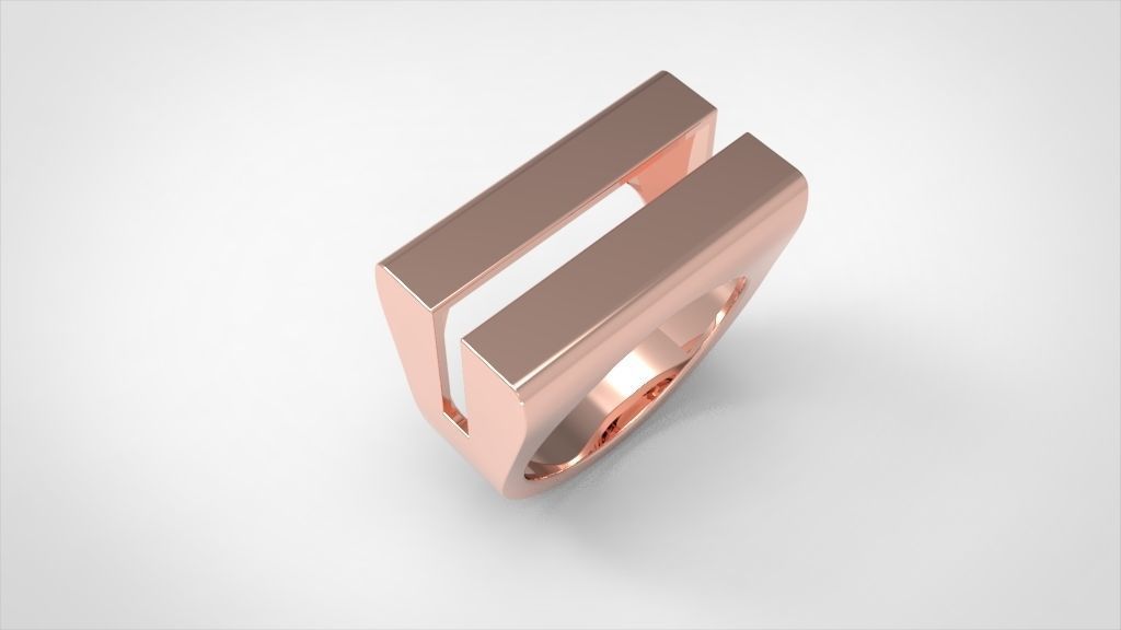 Woman Ring special Model 3D Model 3D print model_9