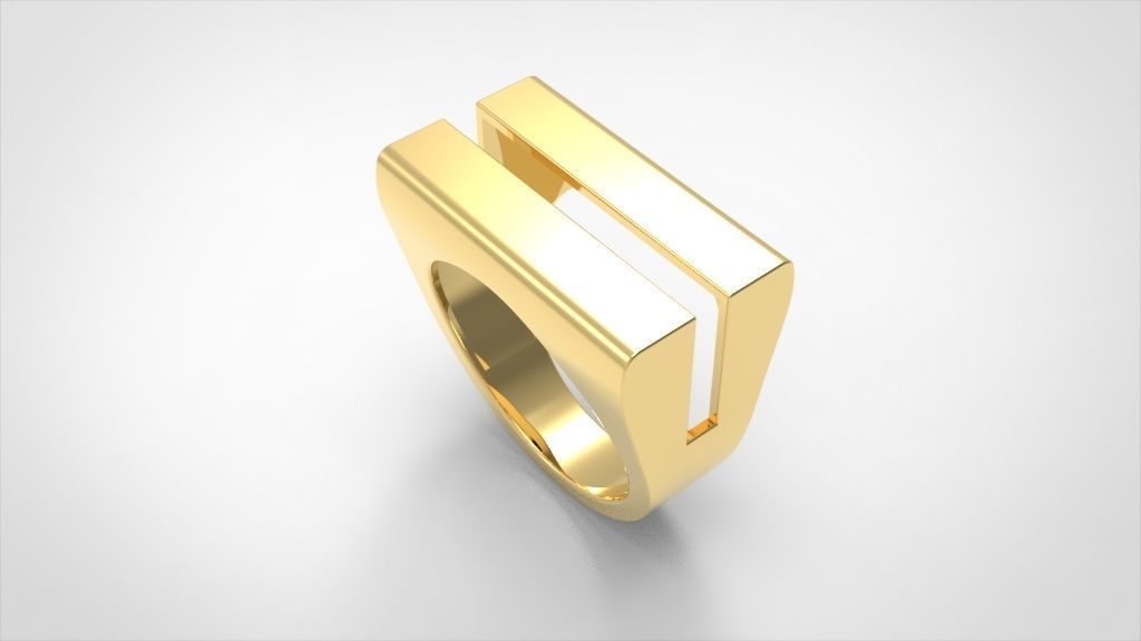 Woman Ring special Model 3D Model 3D print model_11