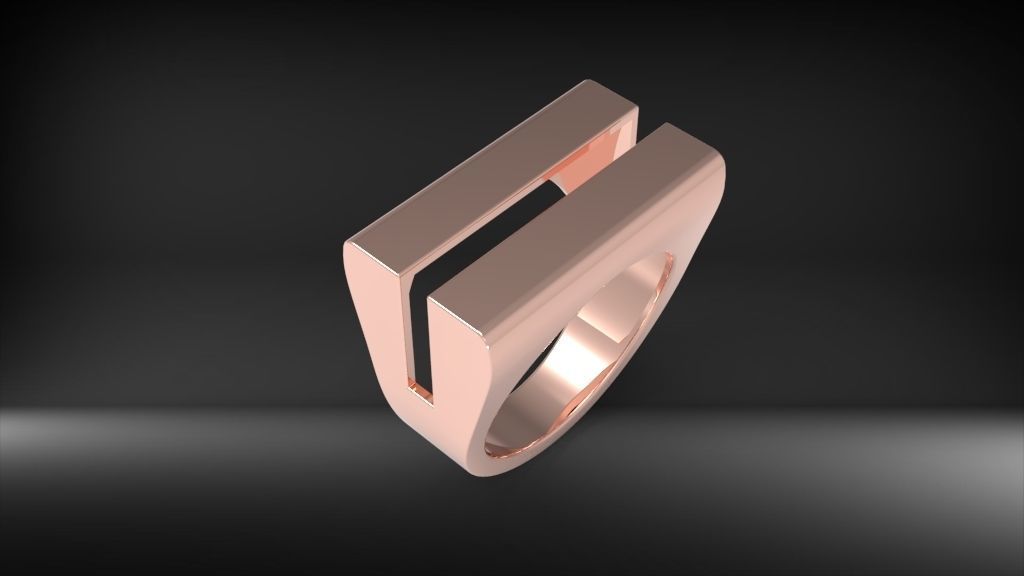 Woman Ring special Model 3D Model 3D print model_2