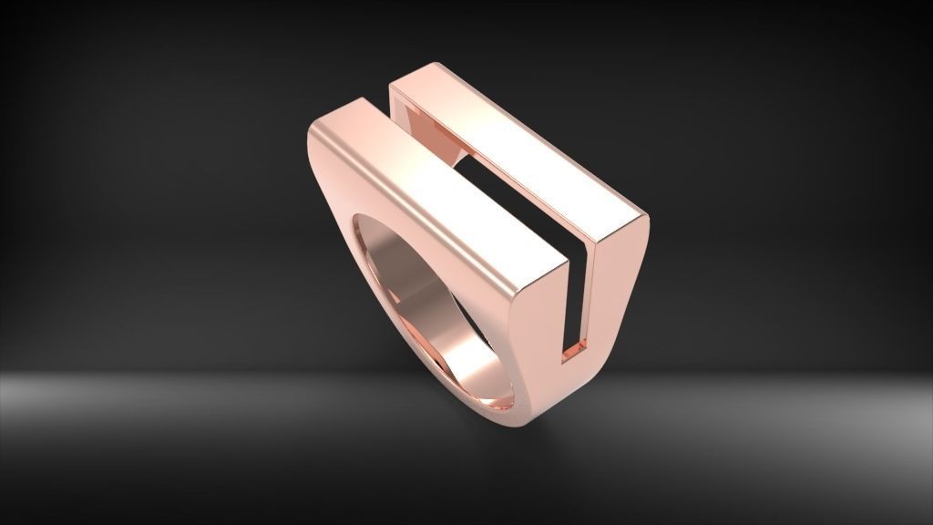 Woman Ring special Model 3D Model 3D print model_3