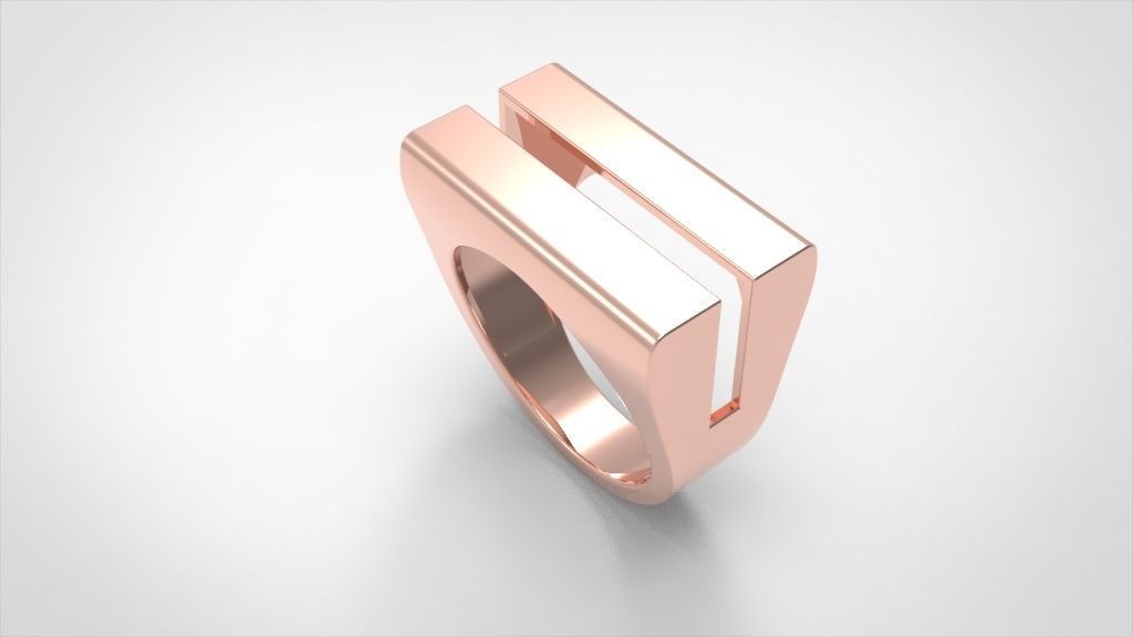 Woman Ring special Model 3D Model 3D print model_10