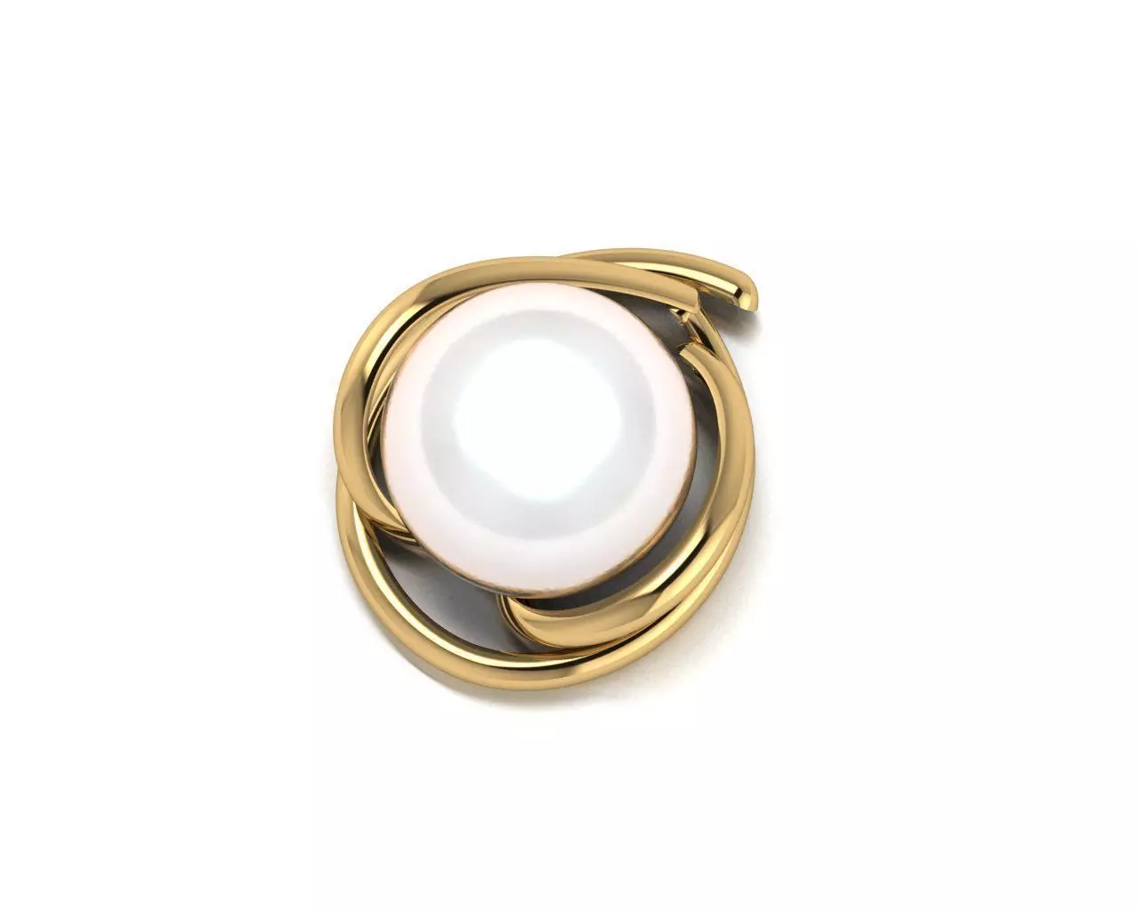 Pearl Locket 3D print model_0