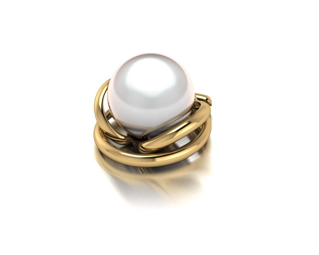 Pearl Locket 3D print model_2
