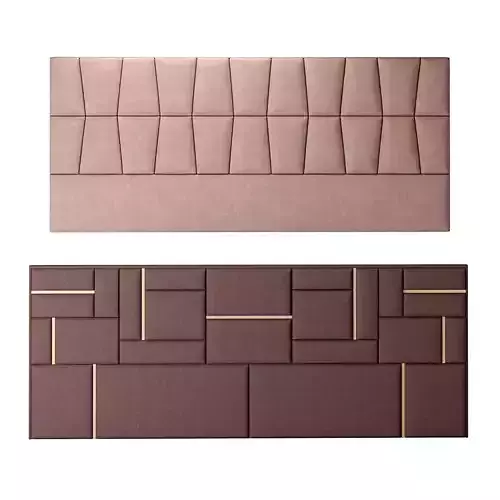 Headboard 12 3D model 3D model
