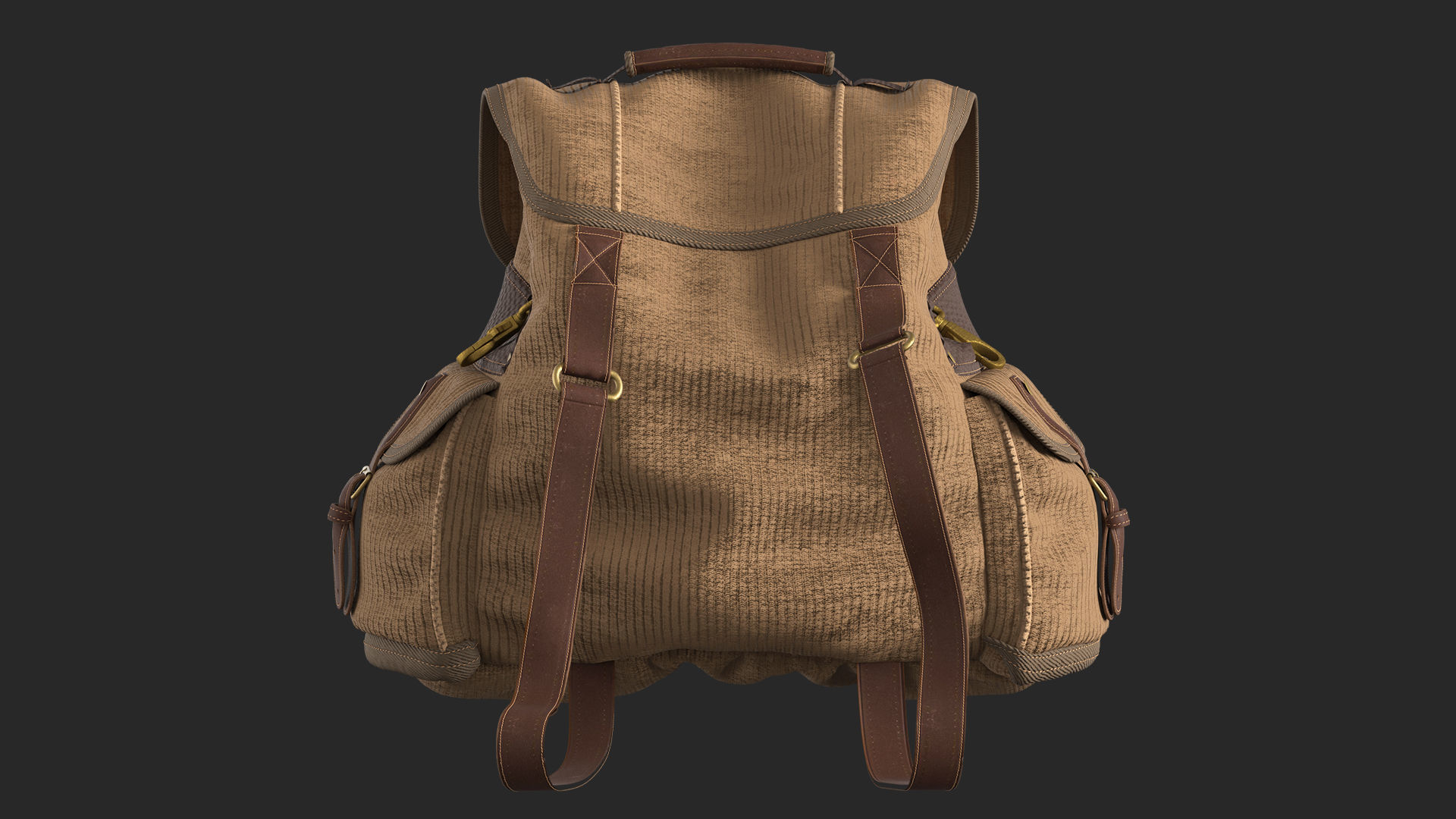 Procces of Creating Backpack 1 - Marvelous - CLO Project file 3D model ...