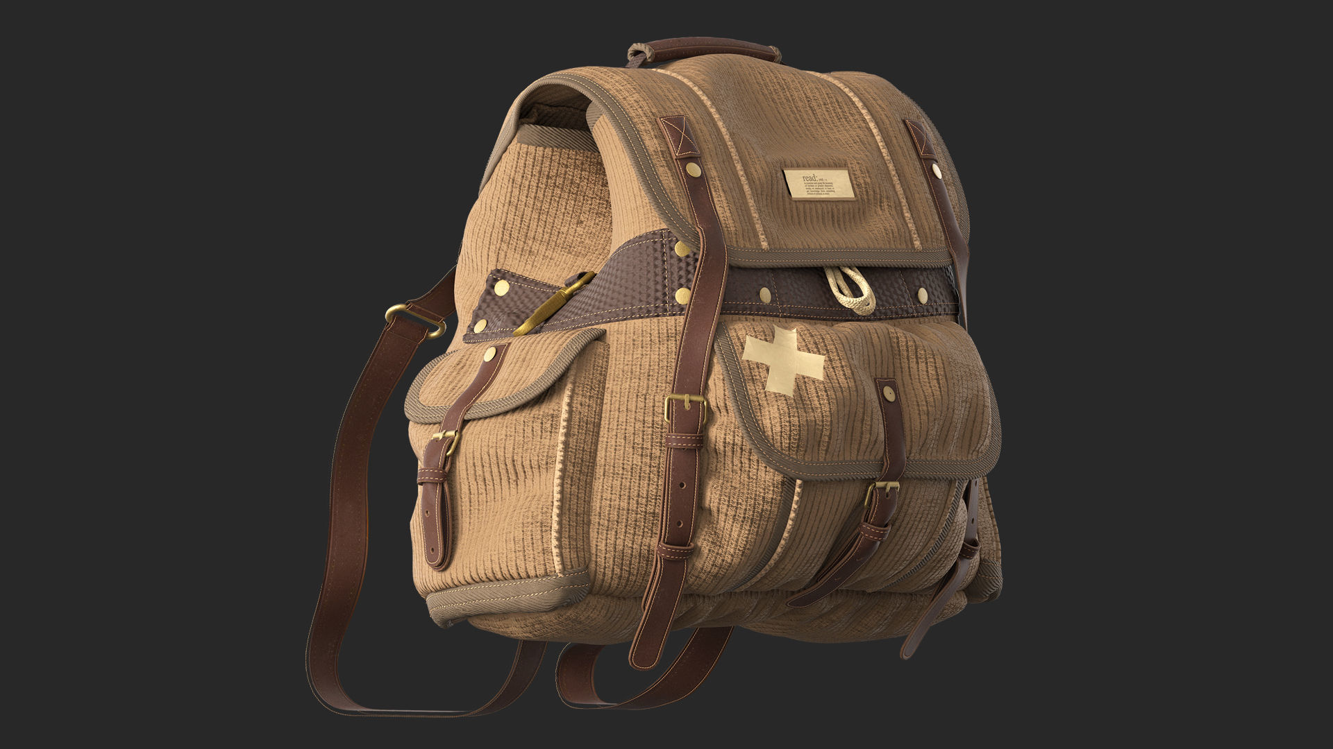 Procces of Creating Backpack 1 - Marvelous - CLO Project file 3D model ...