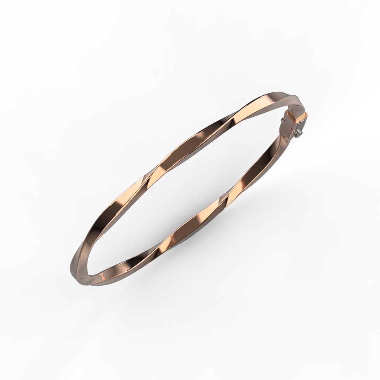 Spiral Bracelet 3D print model_5