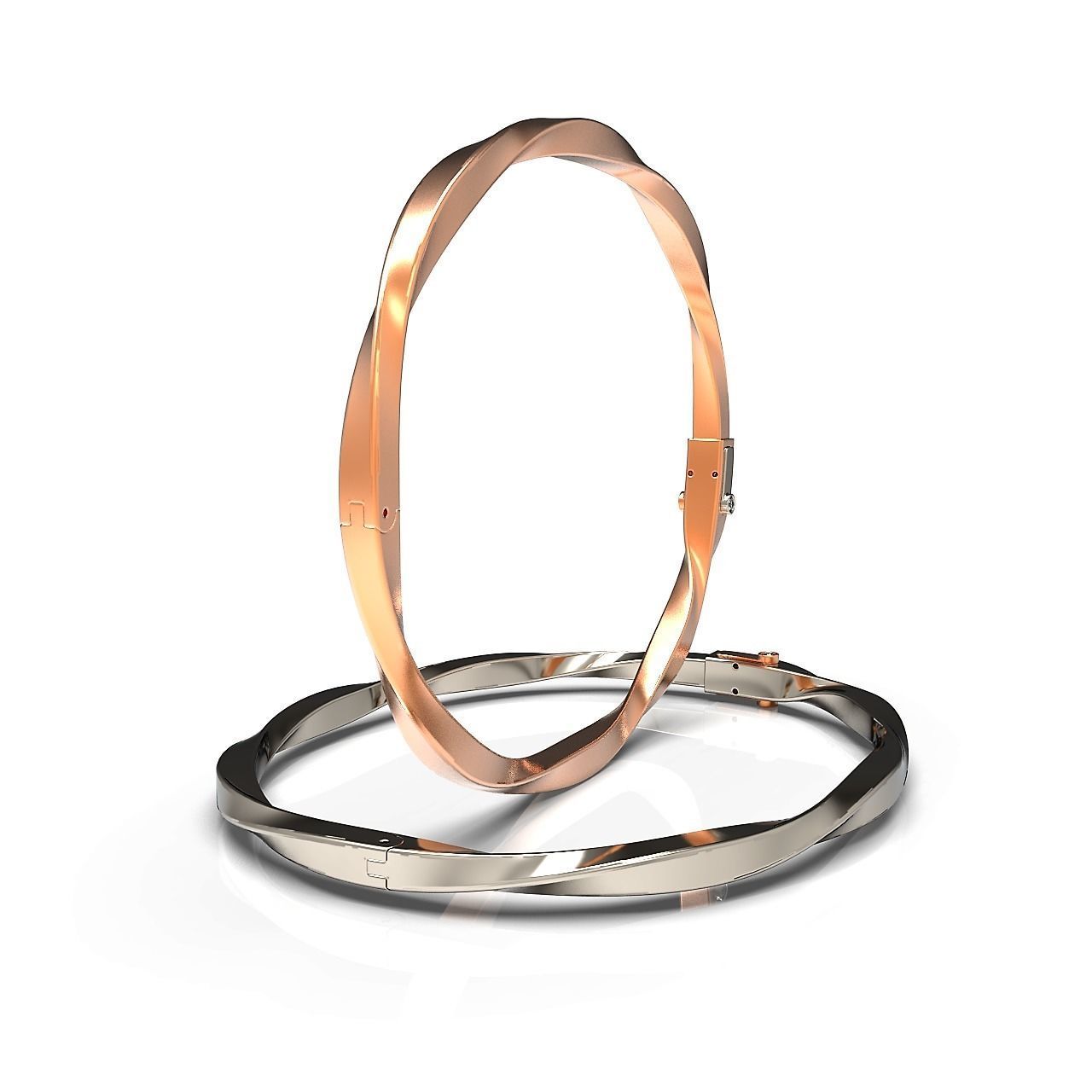 Spiral Bracelet 3D print model_1