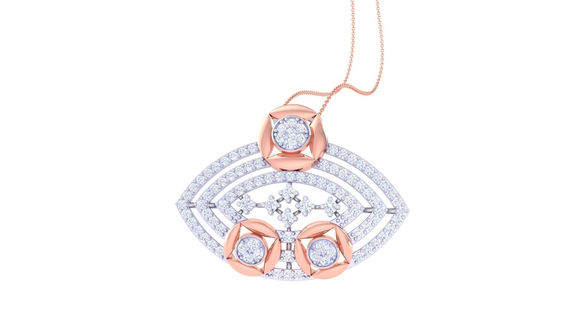 Earring Pendant Set 3dm STL OBJ FBX Renders Details 3D print model_5