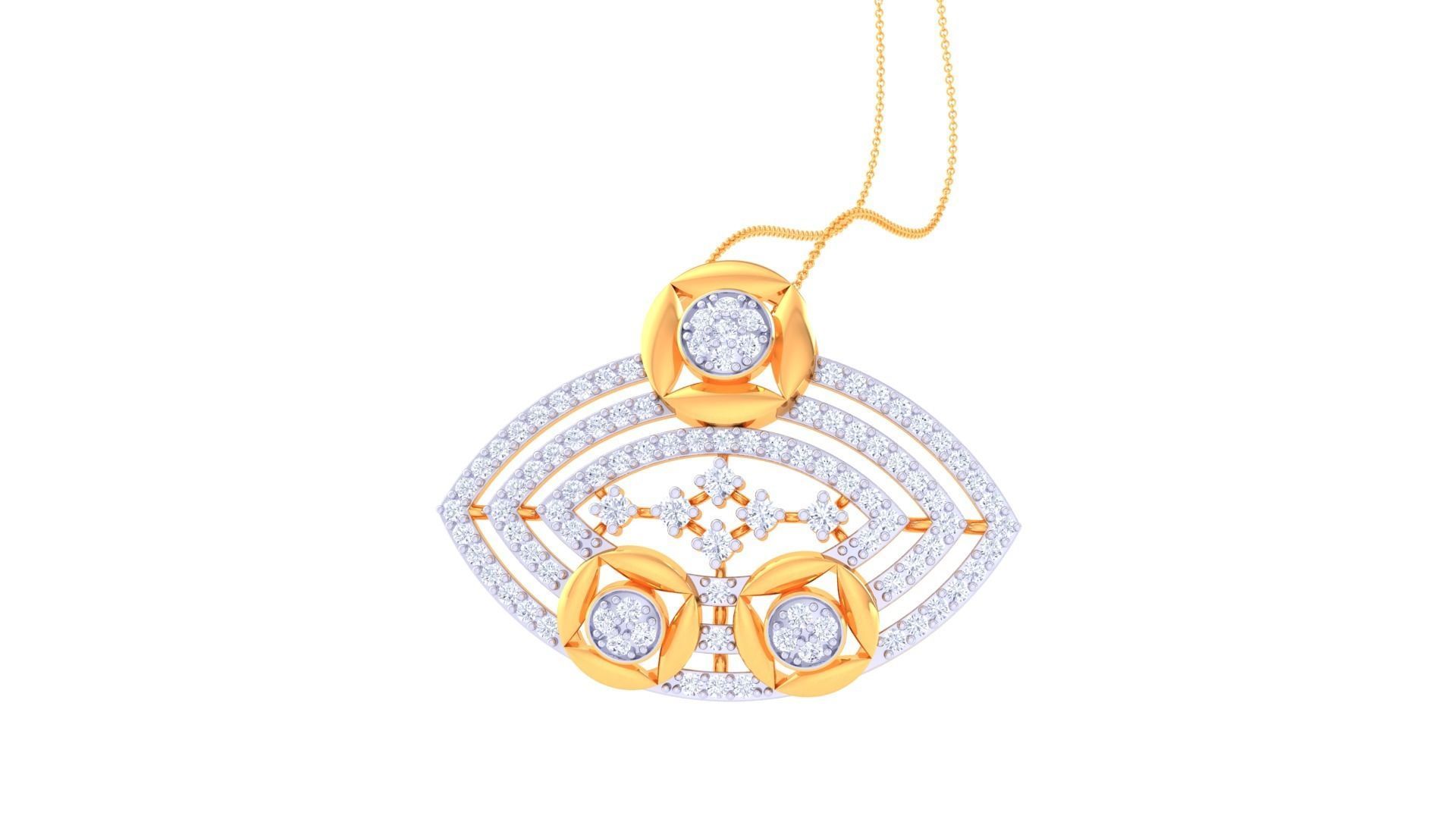 Earring Pendant Set 3dm STL OBJ FBX Renders Details 3D print model_6