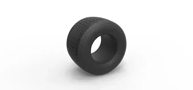 Dirt Sprint racing tire 7 Scale 1 to 25
