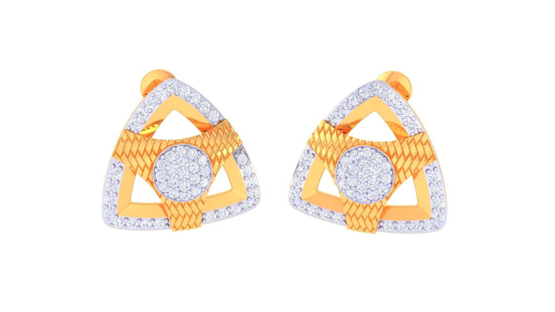 Earring Pendant Set 3dm STL OBJ FBX Renders Details 3D print model_2