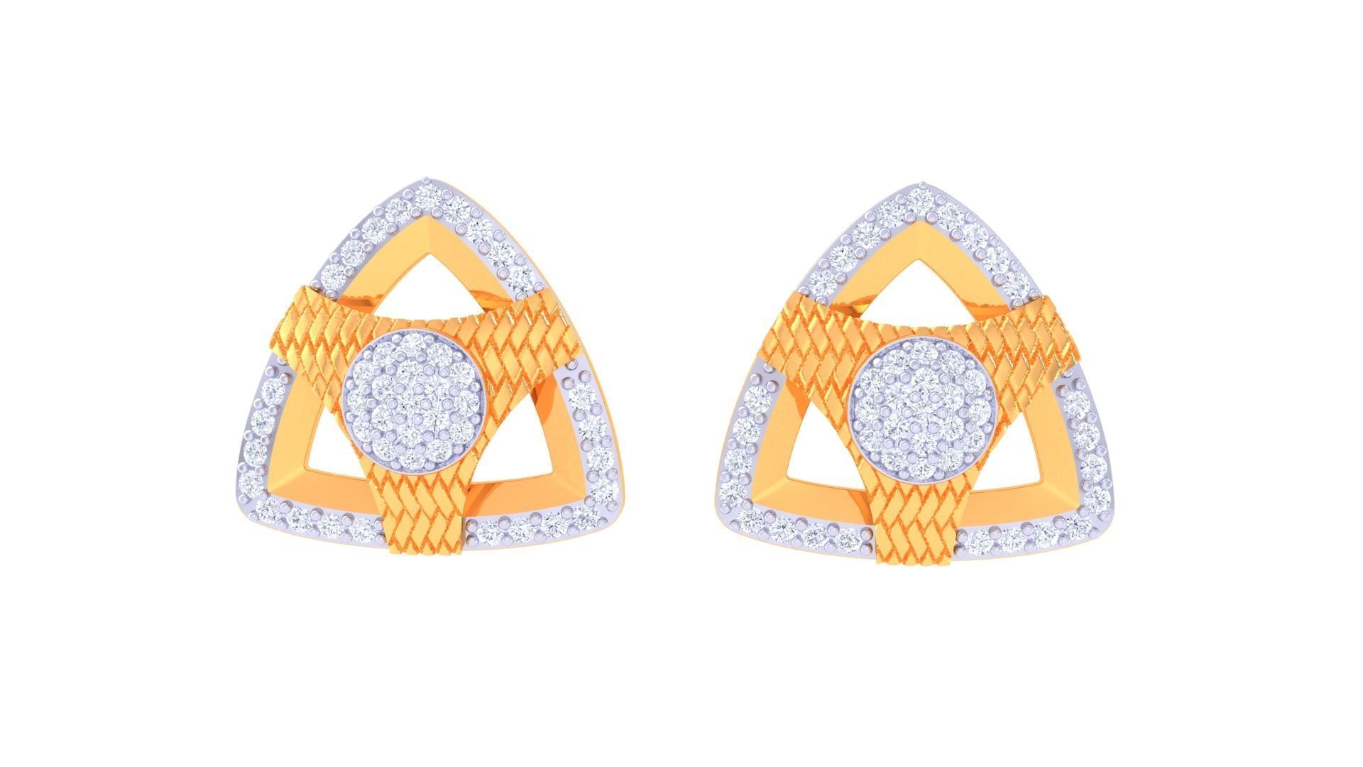 Earring Pendant Set 3dm STL OBJ FBX Renders Details 3D print model_3