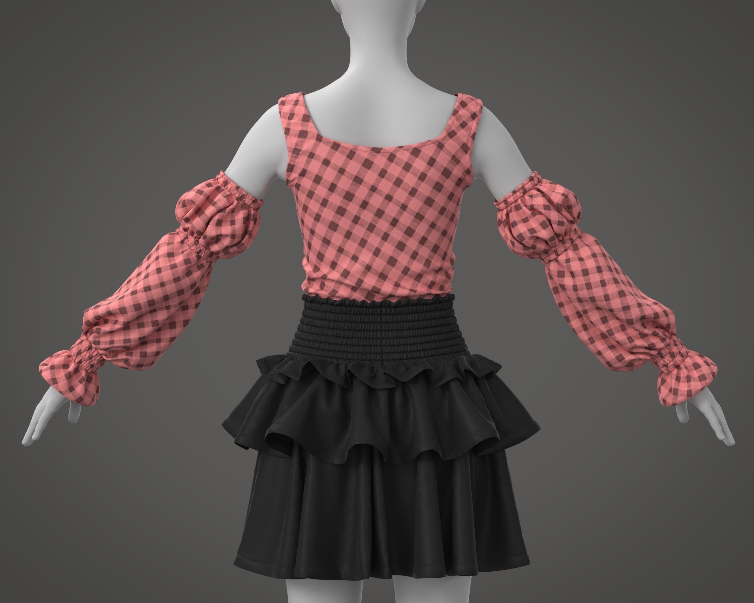 5 Womens Outfit 3D model_8