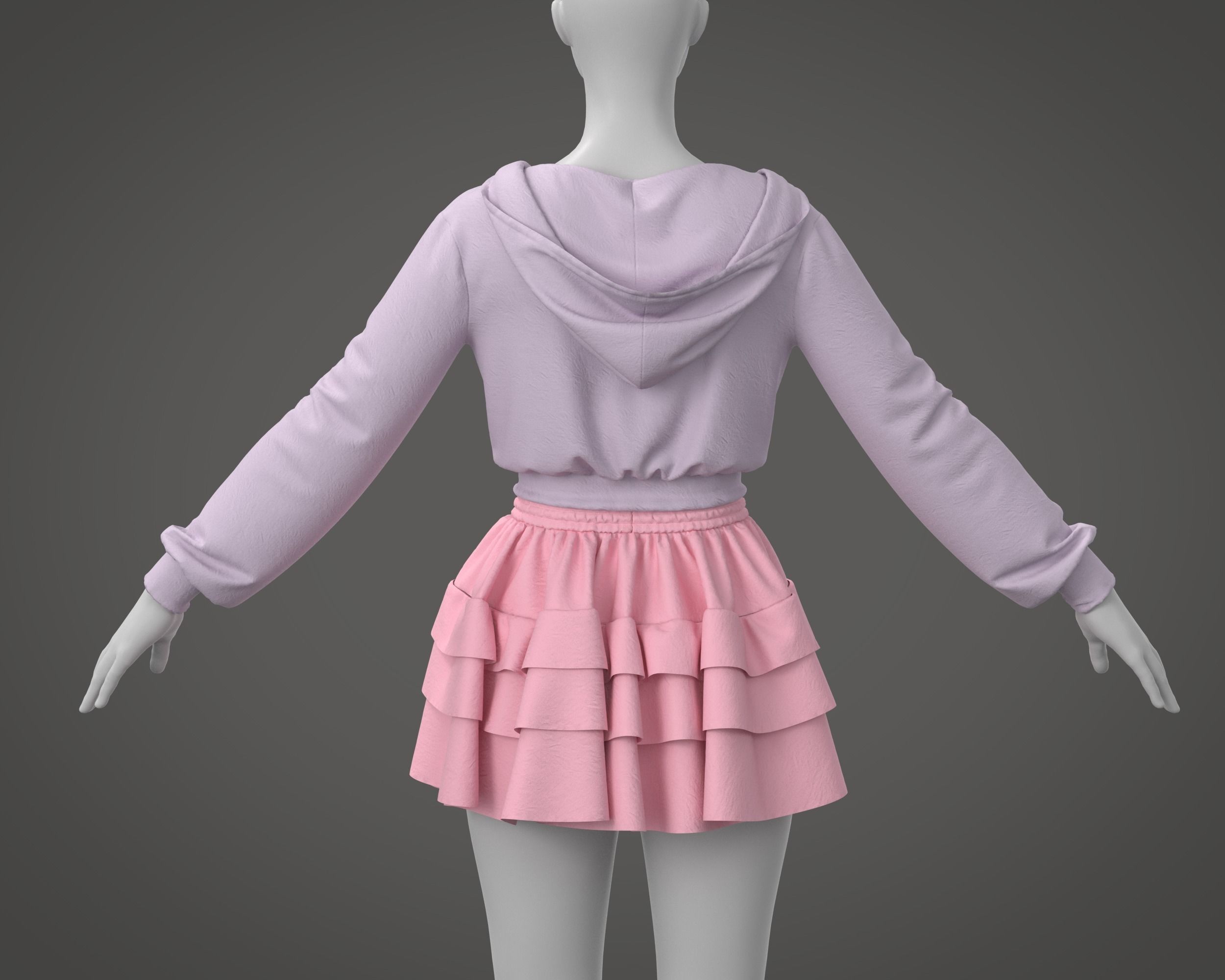 5 Womens Outfit 3D model_2