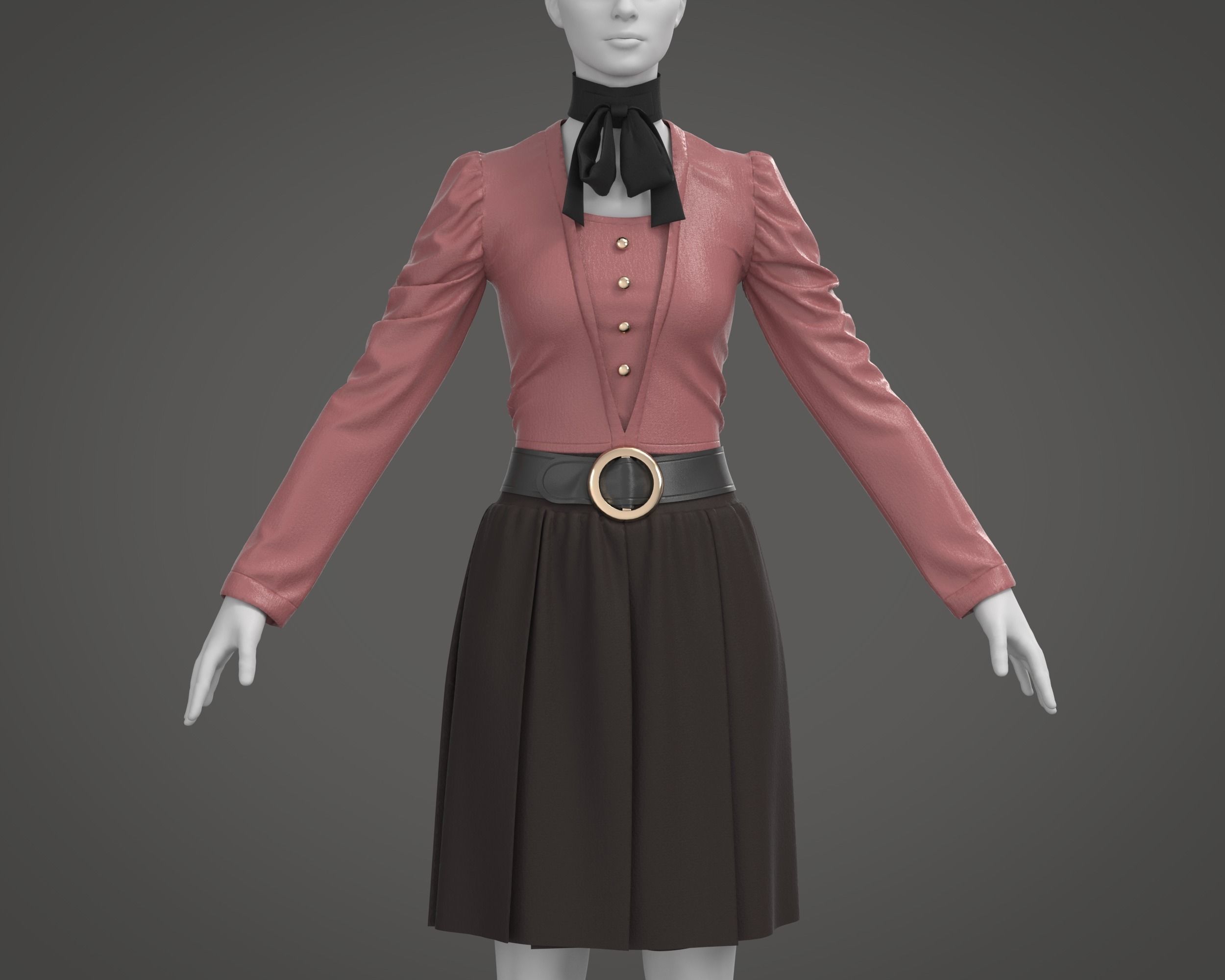 5 Womens Outfit 3D model_13