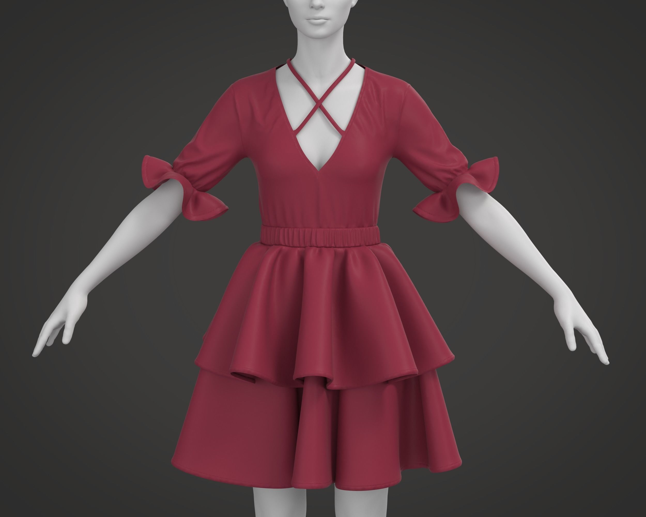5 Womens Outfit 3D model_4