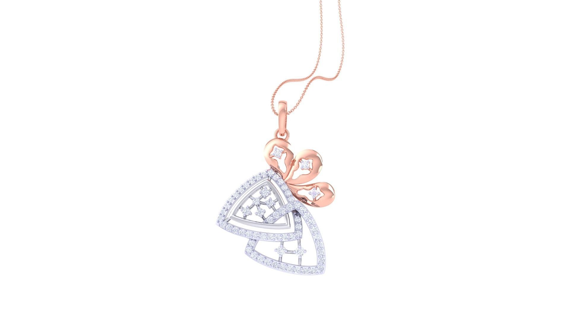 Earring Pendant Set 3dm STL OBJ FBX Renders Details 3D print model_5