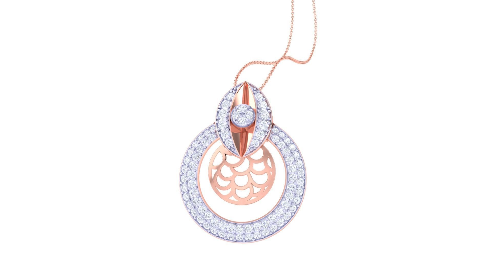 Earring Pendant Set 3dm STL OBJ FBX Renders Details 3D print model_7