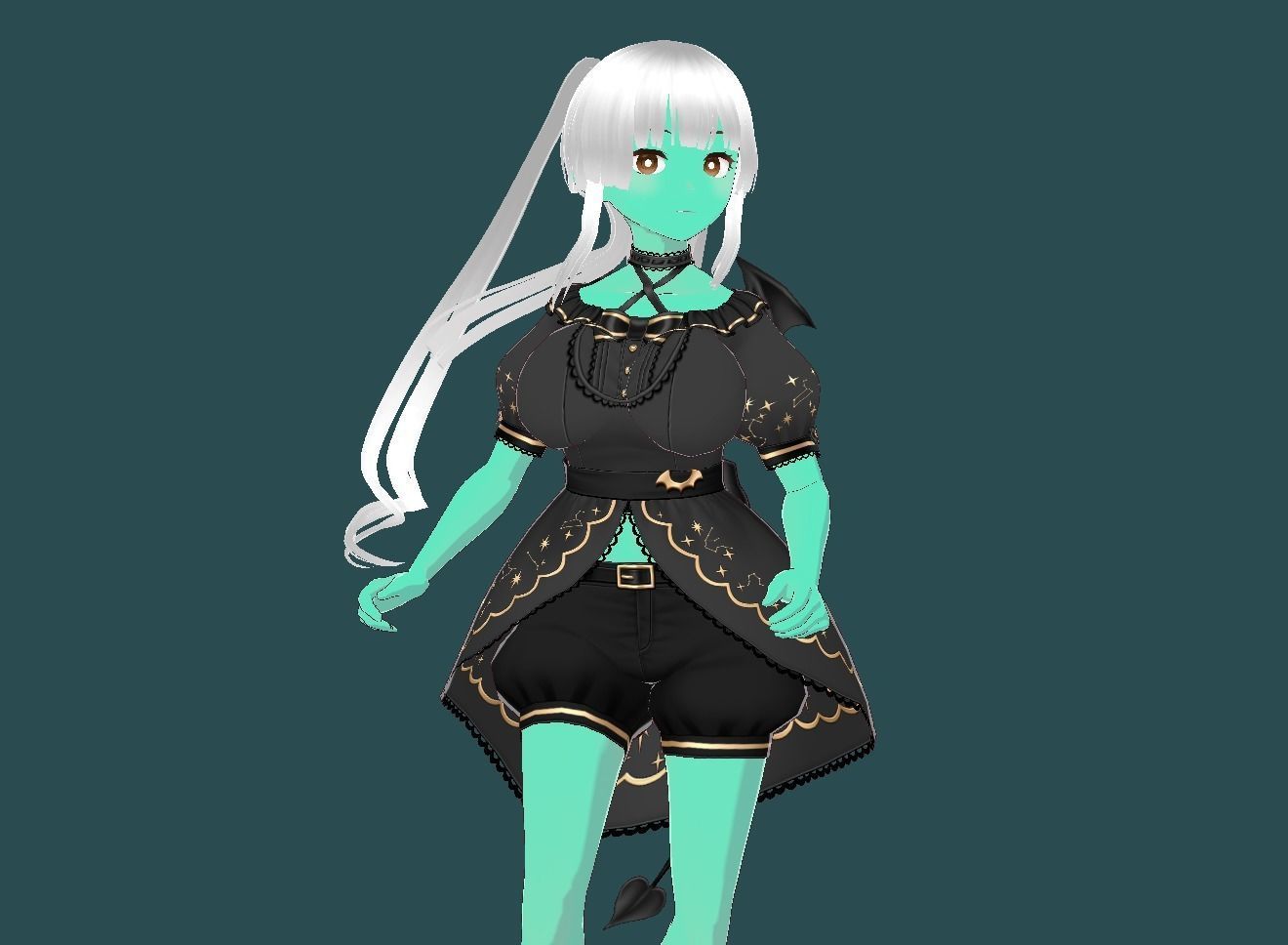 Aria VRChat 3D model Low-poly 3D model_17