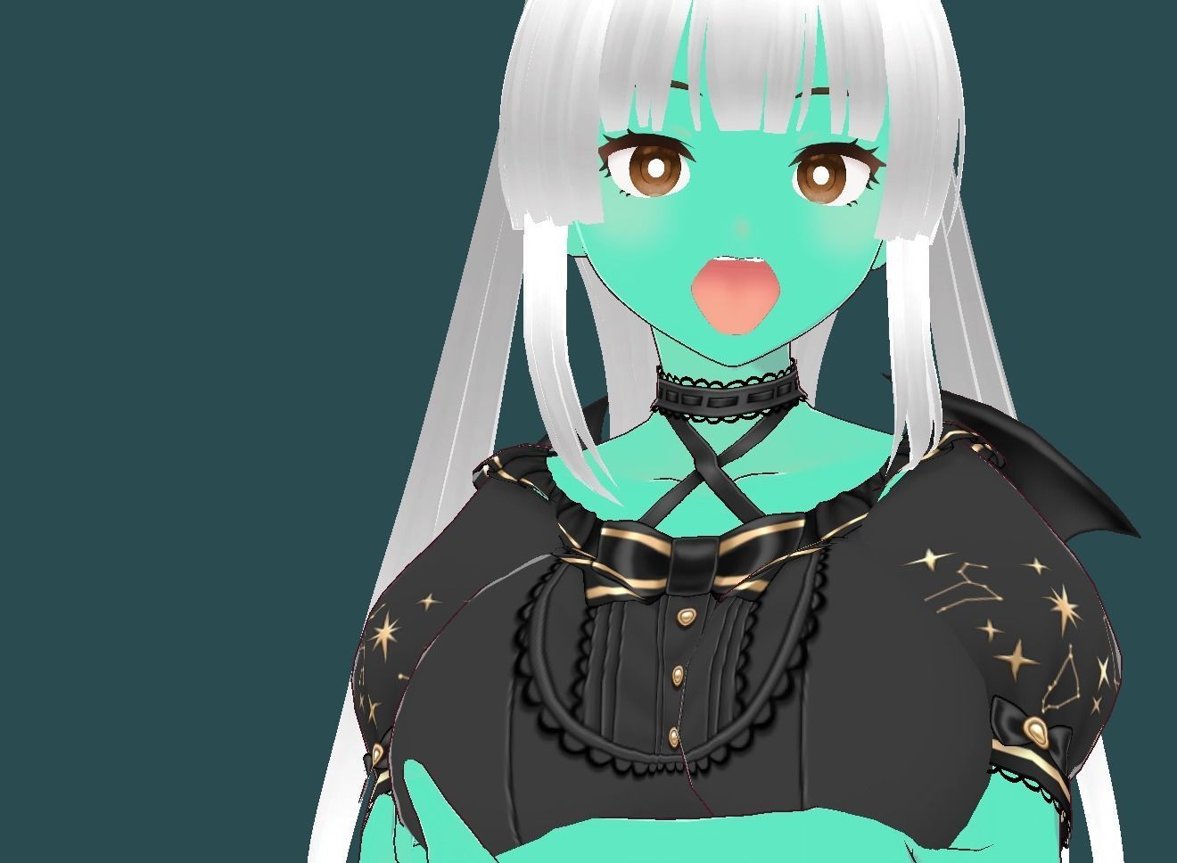 Aria VRChat 3D model Low-poly 3D model_9