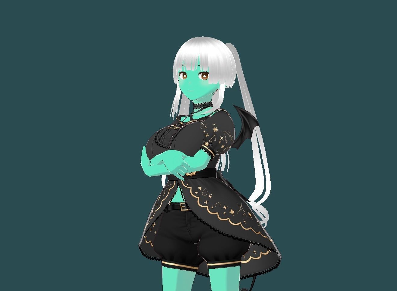 Aria VRChat 3D model Low-poly 3D model_3