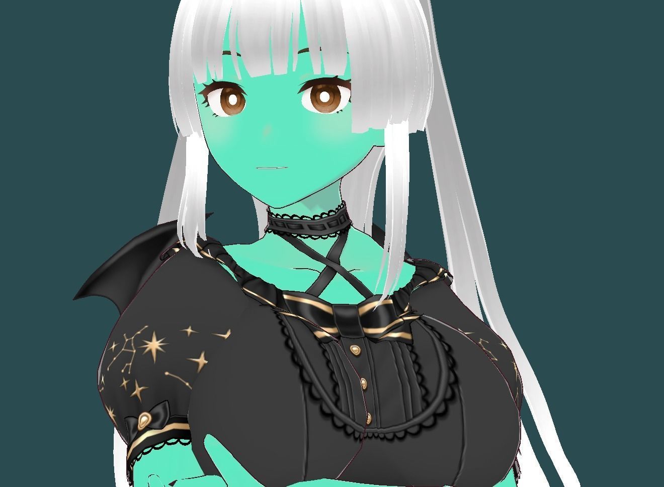 Aria VRChat 3D model Low-poly 3D model_6