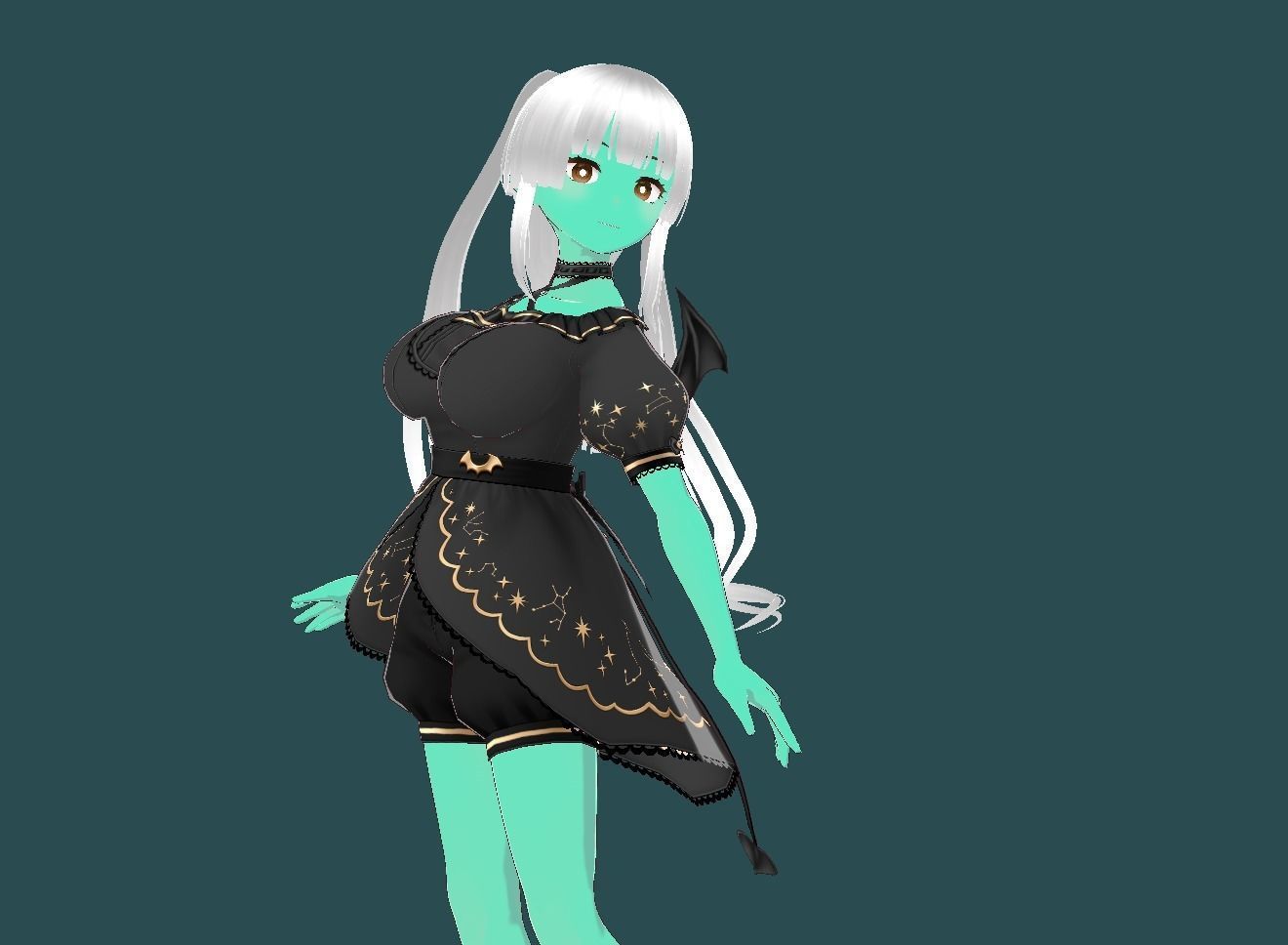 Aria VRChat 3D model Low-poly 3D model_10