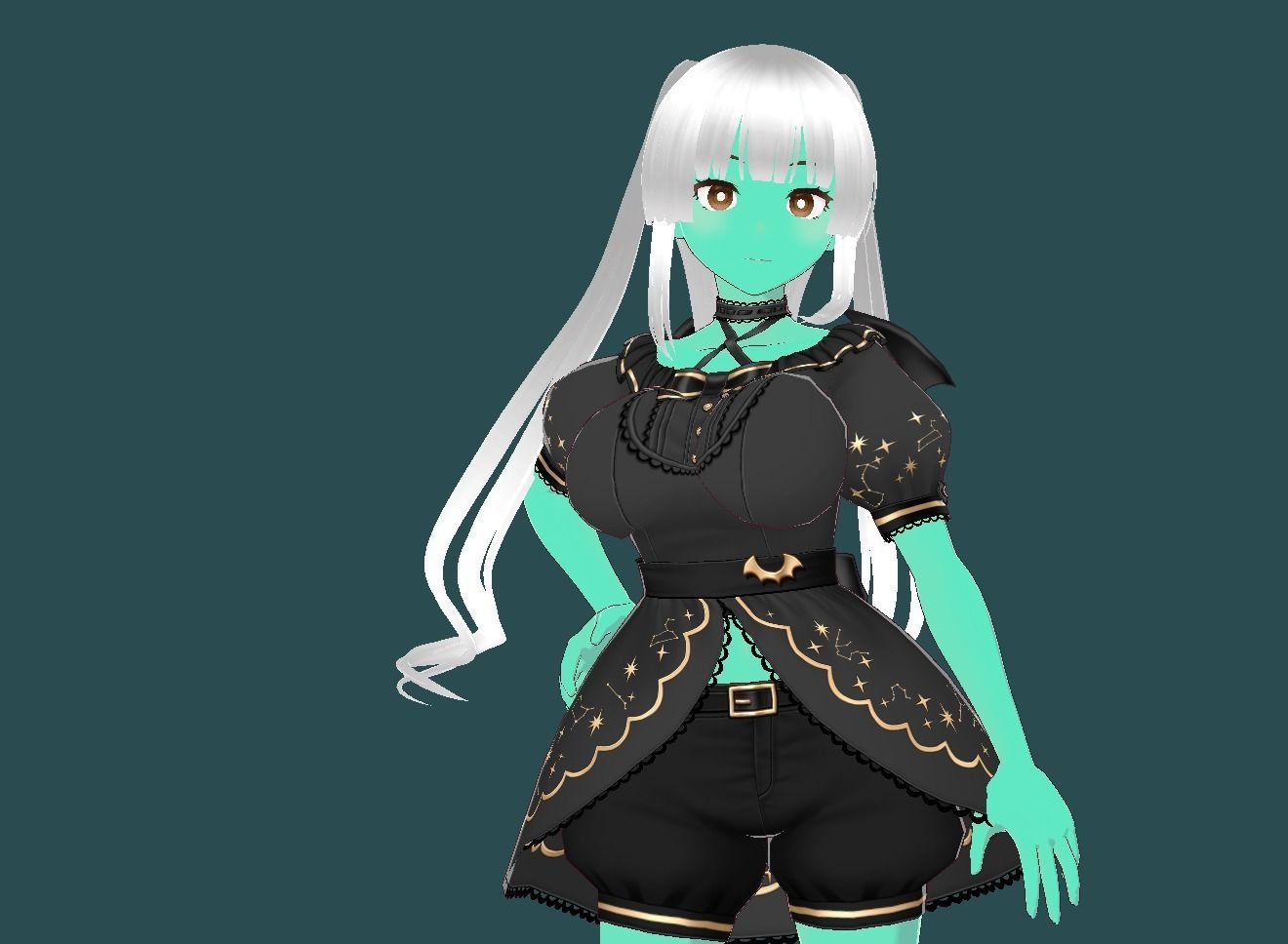 Aria VRChat 3D model Low-poly 3D model_5