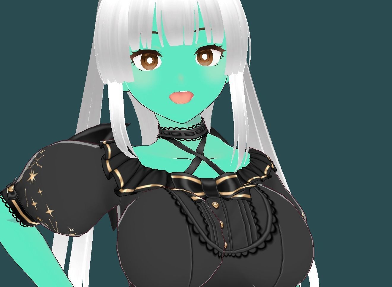Aria VRChat 3D model Low-poly 3D model_1