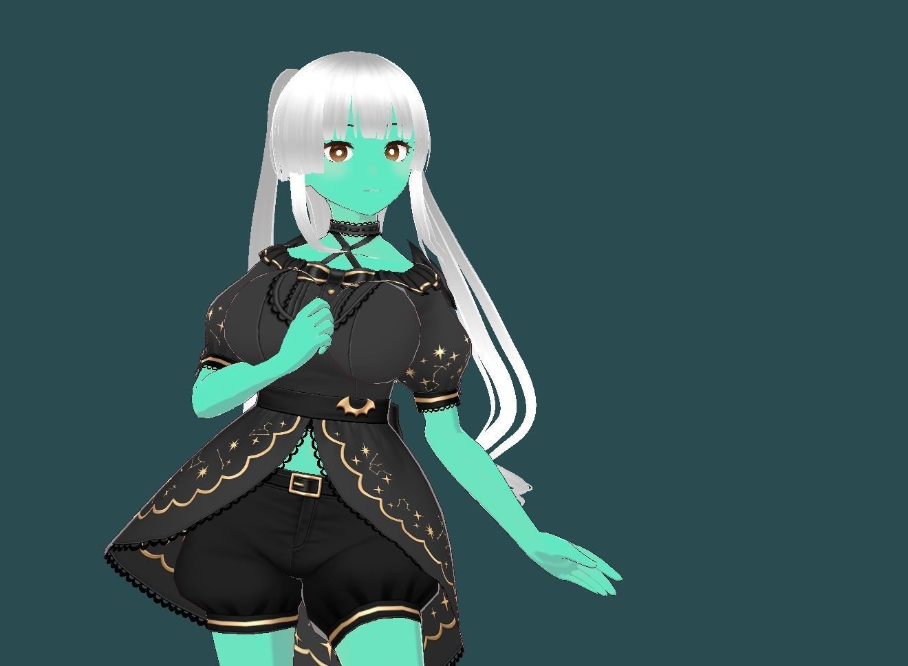 Aria VRChat 3D model Low-poly 3D model_23
