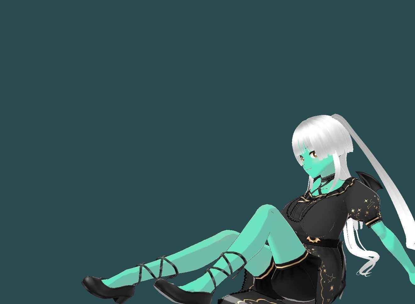 Aria VRChat 3D model Low-poly 3D model_16