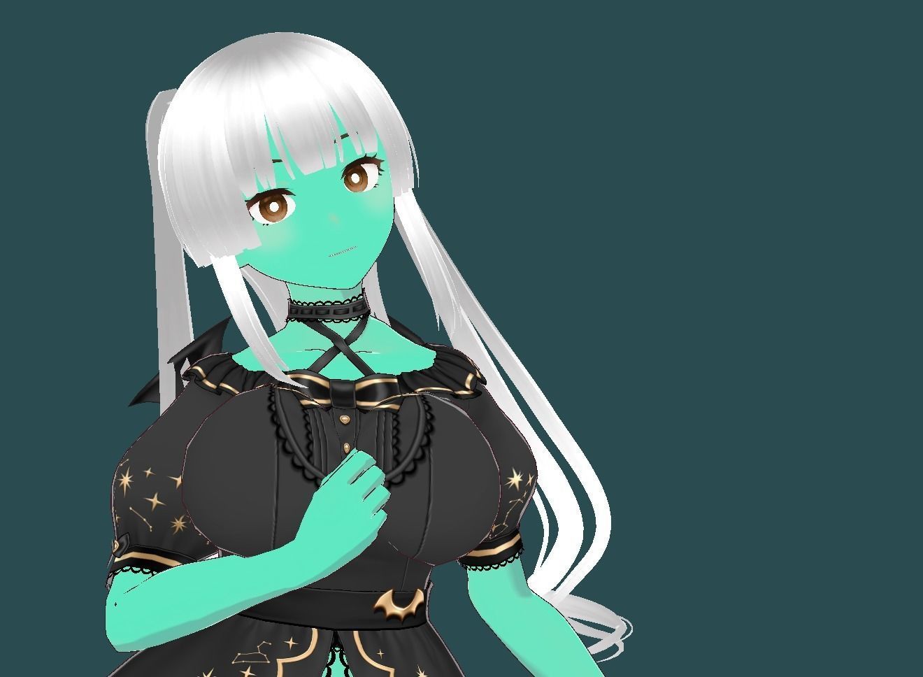 Aria VRChat 3D model Low-poly 3D model_18