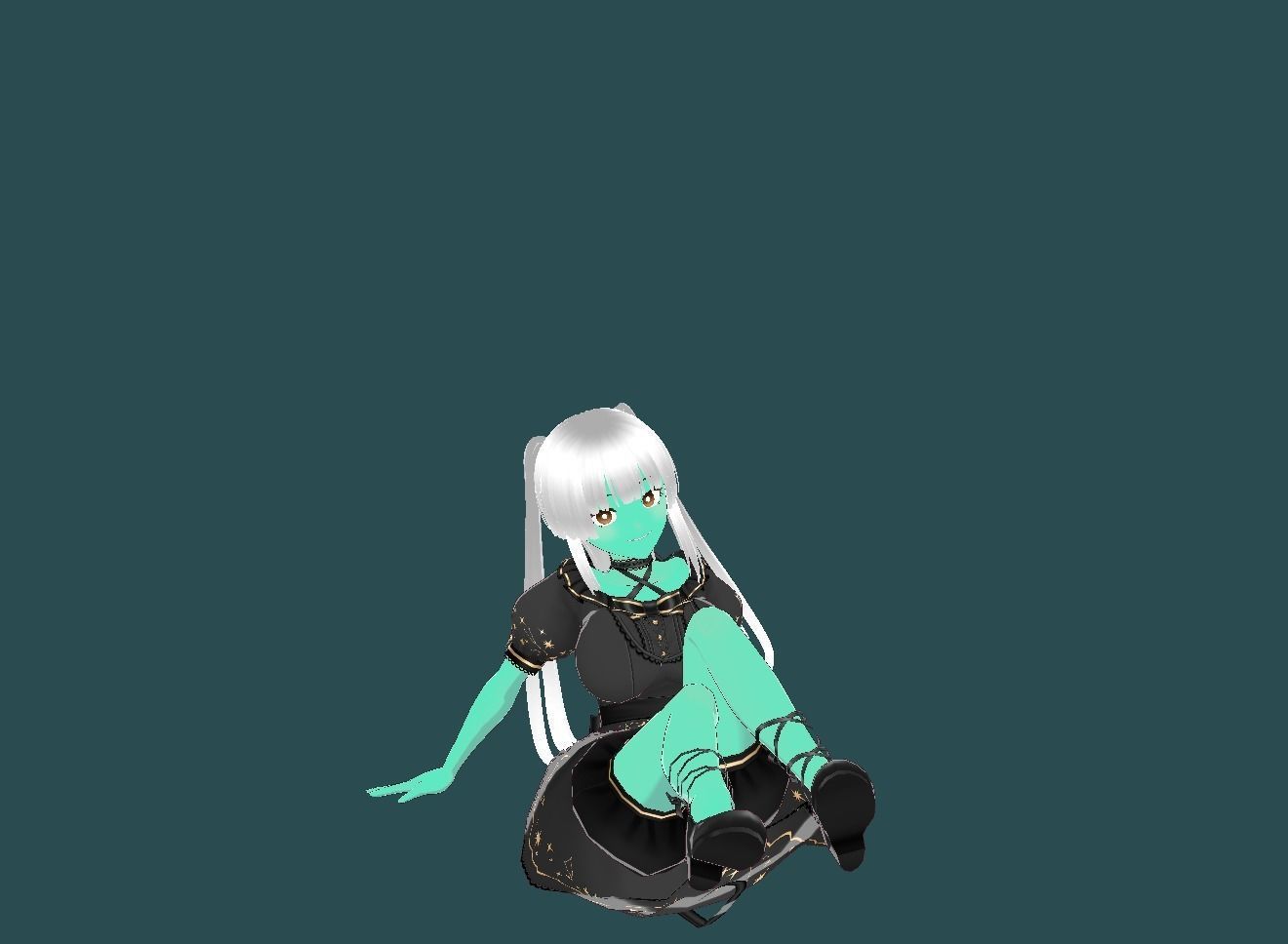 Aria VRChat 3D model Low-poly 3D model_15