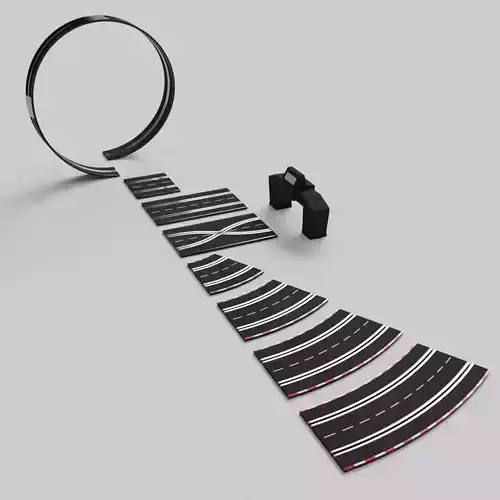 Slotcar Track Parts