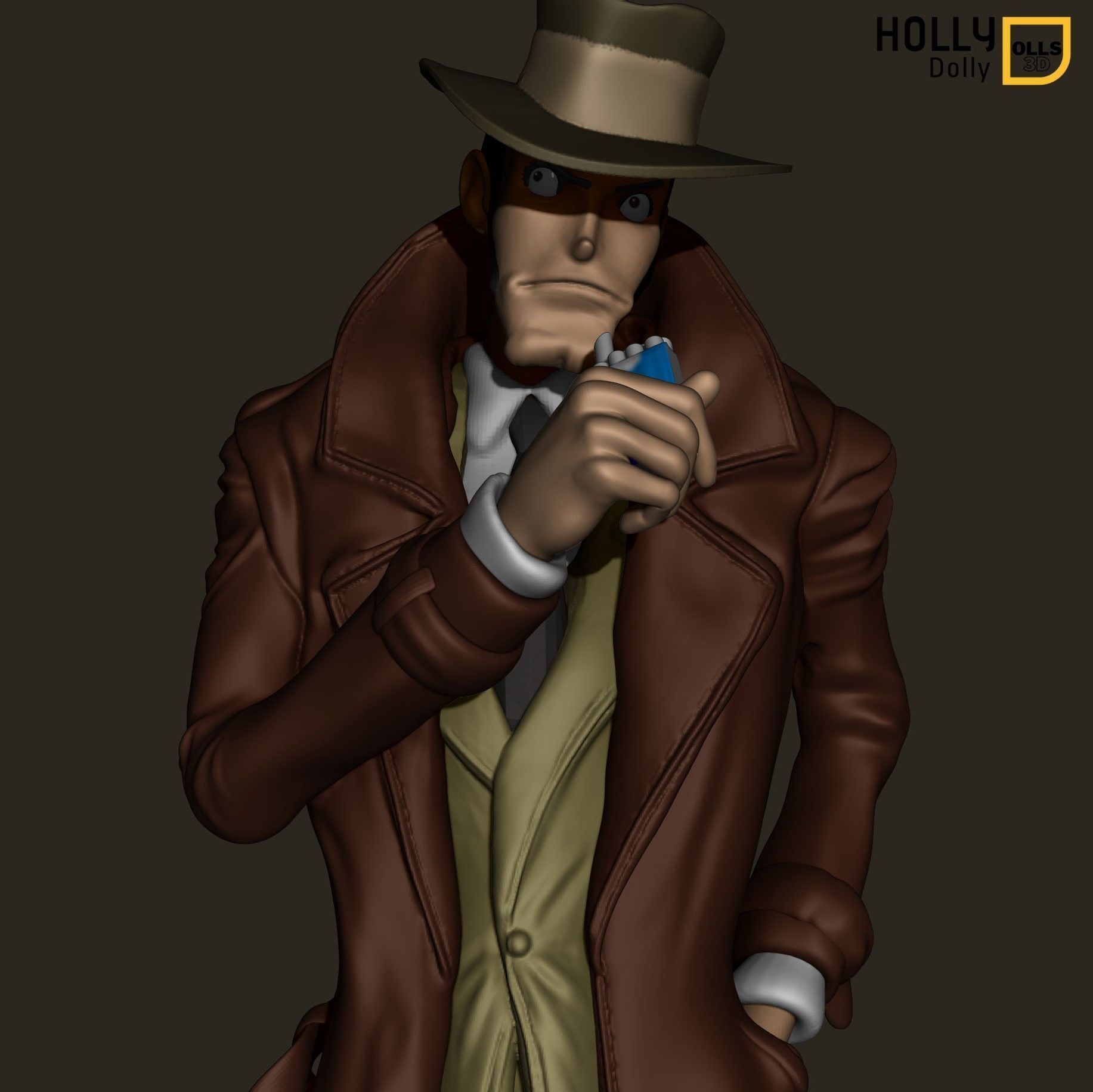 Koichi Zenigata 3D model 3D printable CGTrader