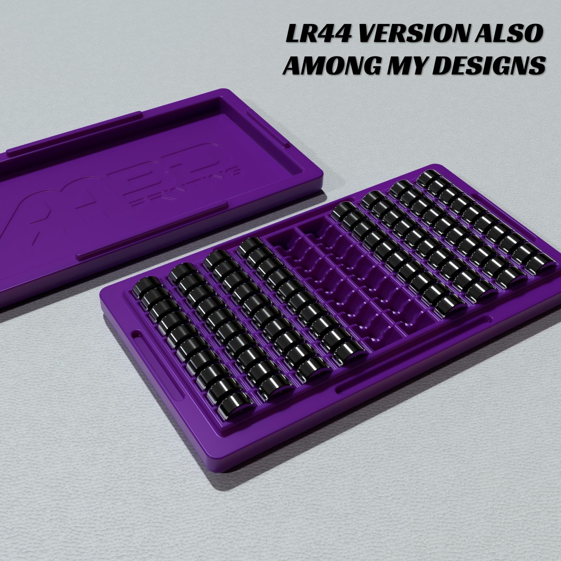 CR2450 Battery Holder - 30 3D print model_4