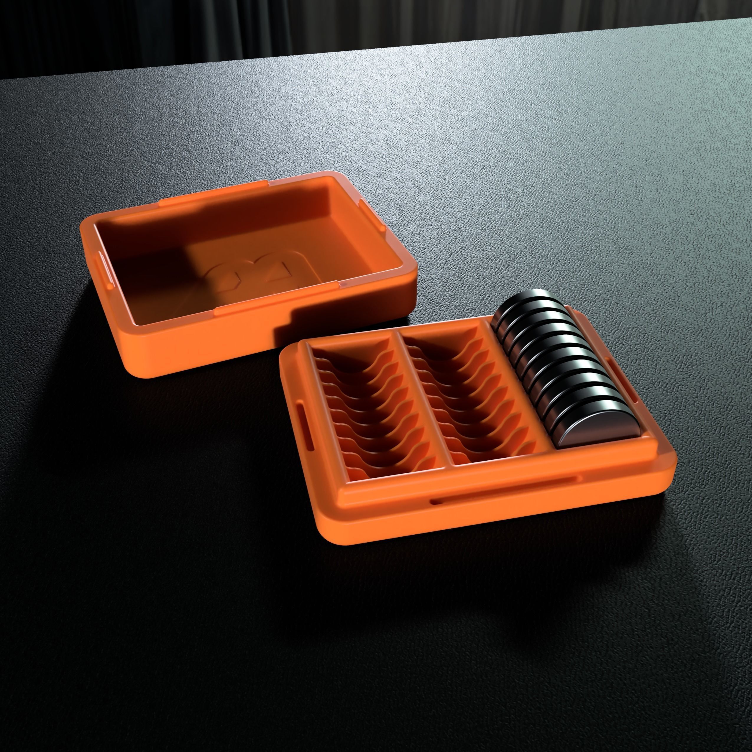 CR2450 Battery Holder - 30 3D print model_3