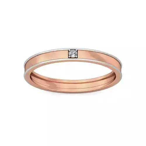 Diamond Band Ring 3dm stl render detail