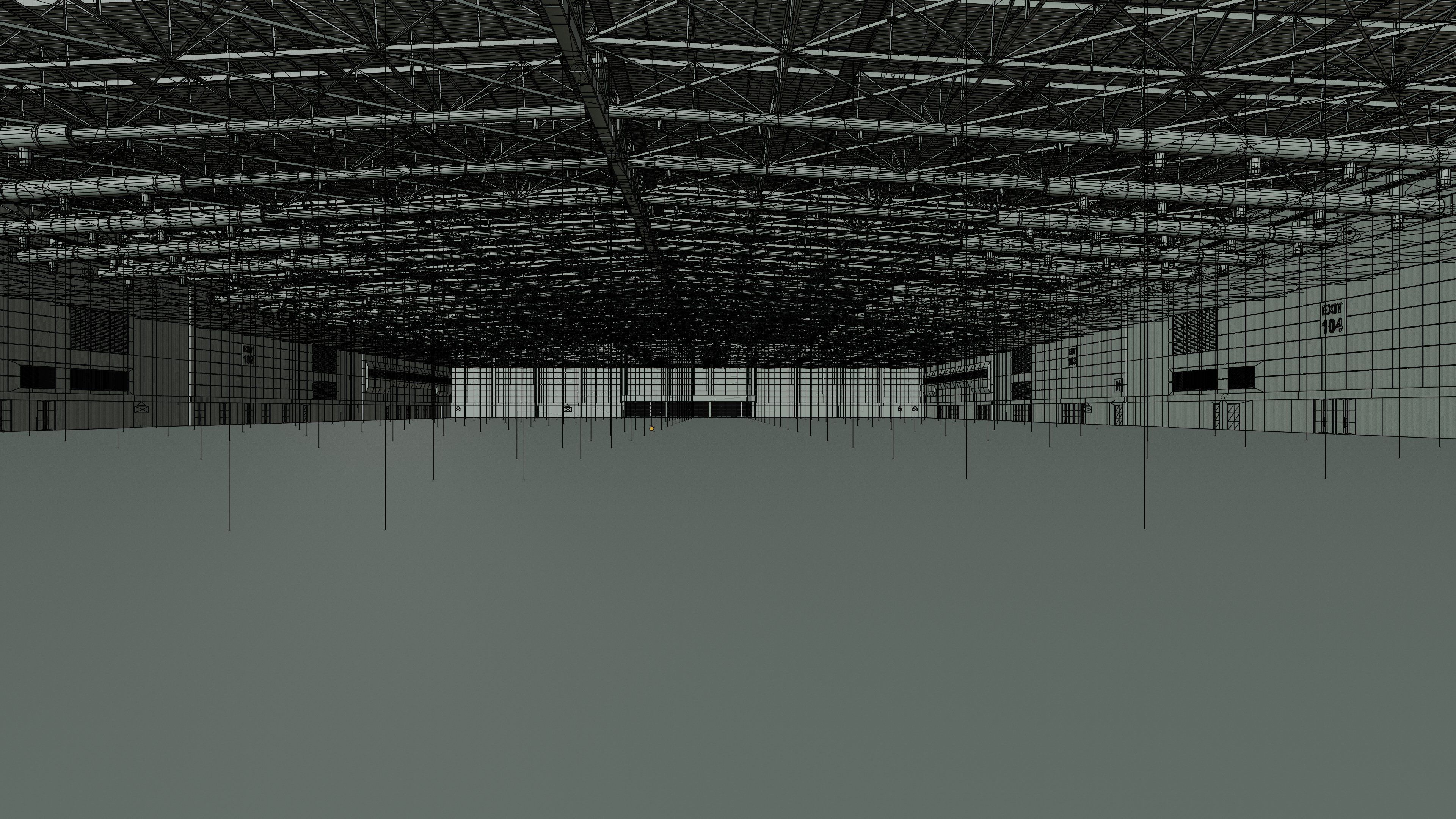 Exhibition Hall Interior 7 Low-poly 3D model_15