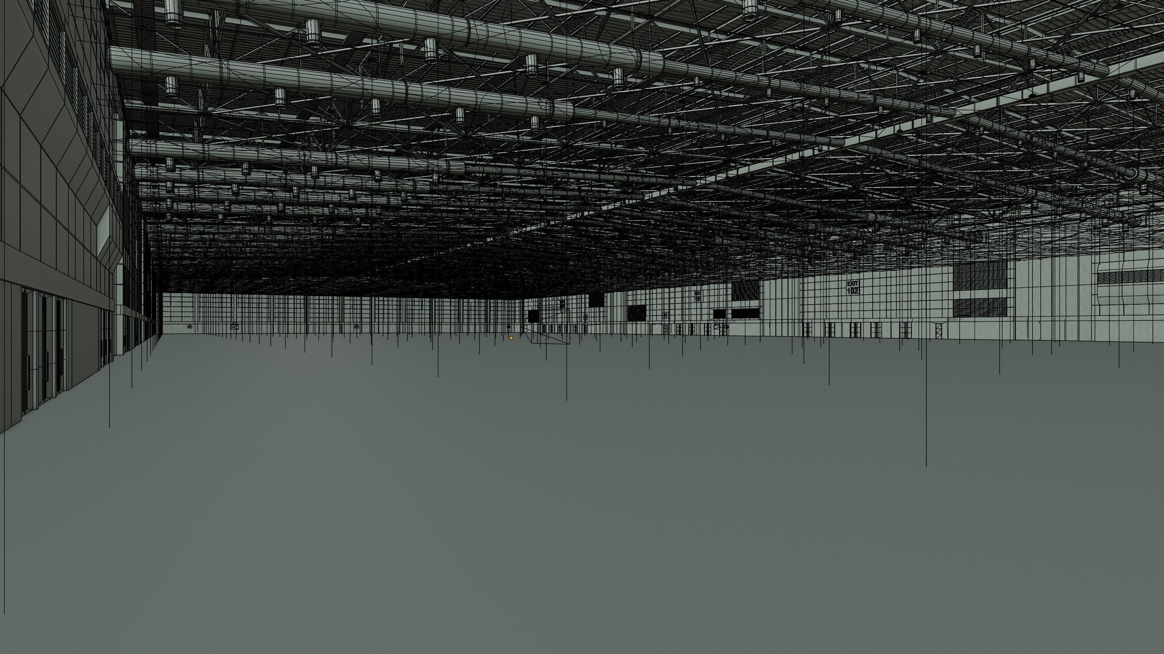 Exhibition Hall Interior 7 Low-poly 3D model_19