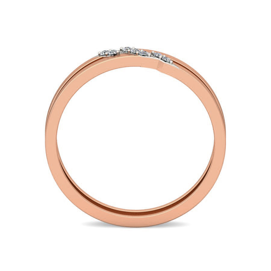 Diamond Band Ring 3dm stl render detail 3D print model_1