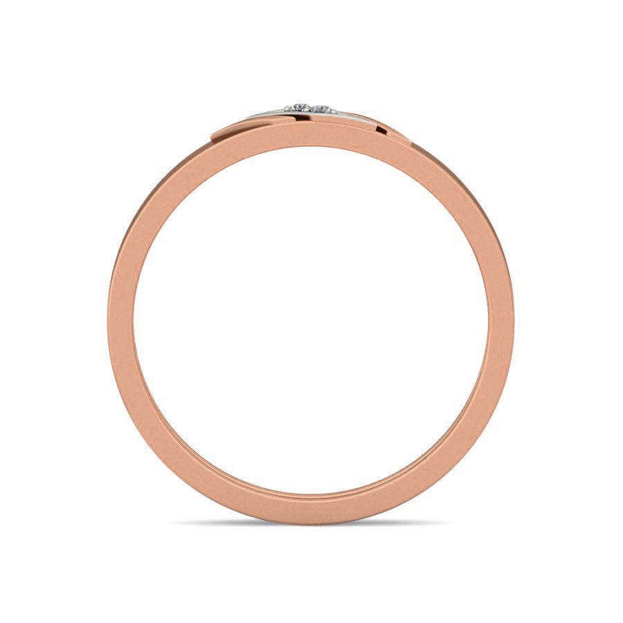 Diamond Band Ring 3dm stl render detail 3D print model_1